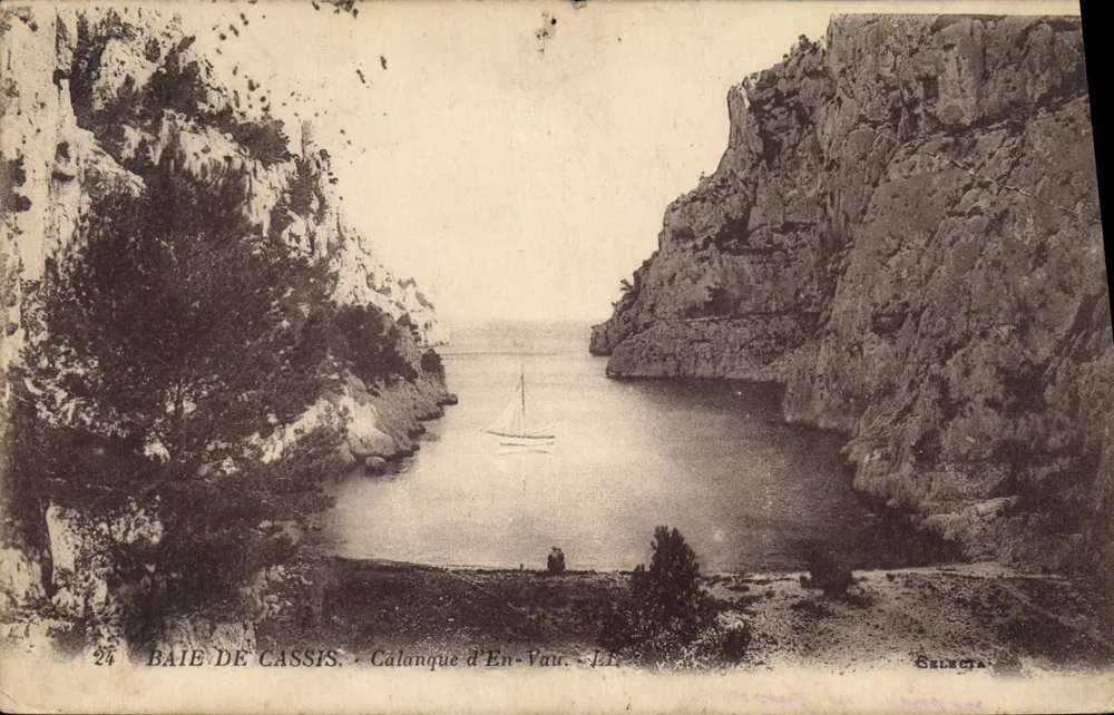 Baia Cassis — Calanque d'En-Vau — Wydawca Gélecta, n°24 - Awers