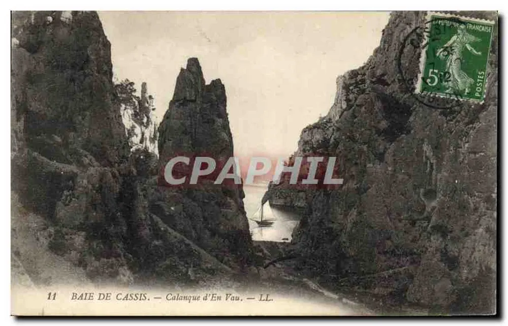 Baía de Cassis — Calanque d'En Vau — LL. - Frente