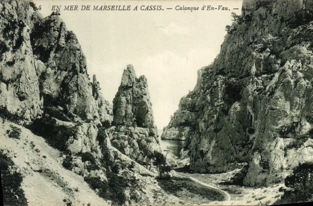 Calanque d'En-Vau — Auf See zwischen Marseille und Cassis — Verlag: Levy & Cie, Paris - Vorderseite