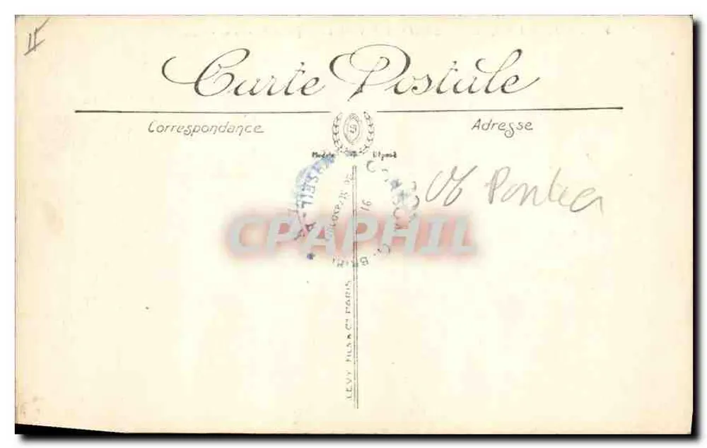 Calanque d'En-Vau — Auf See zwischen Marseille und Cassis — Verlag: Levy & Cie, Paris - Rückseite