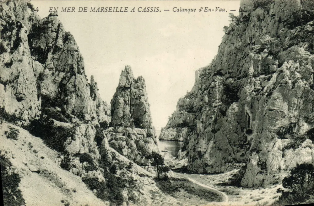 Calanque d'En-Vau — Auf dem Meer von Marseille nach Cassis — LL - Vorderseite
