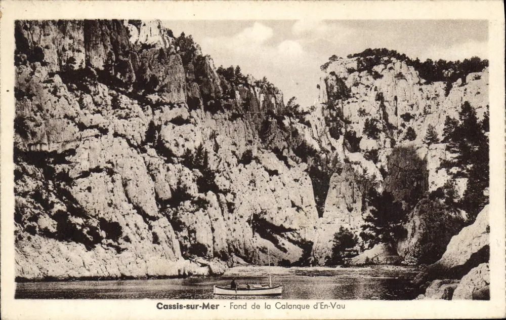 Cassis-sur-Mer - Grund der Calanque d'En-Vau - Vorderseite