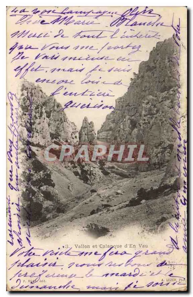 Vallon e Calanque d'En Vau — A. Lezeu, fot. - Frente