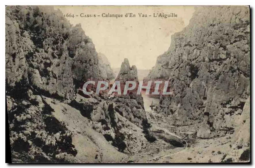 Cassis - Calanque d'En Vau - L'Aiguille — uitgever Rigoletto, n° 32 - Voorkant
