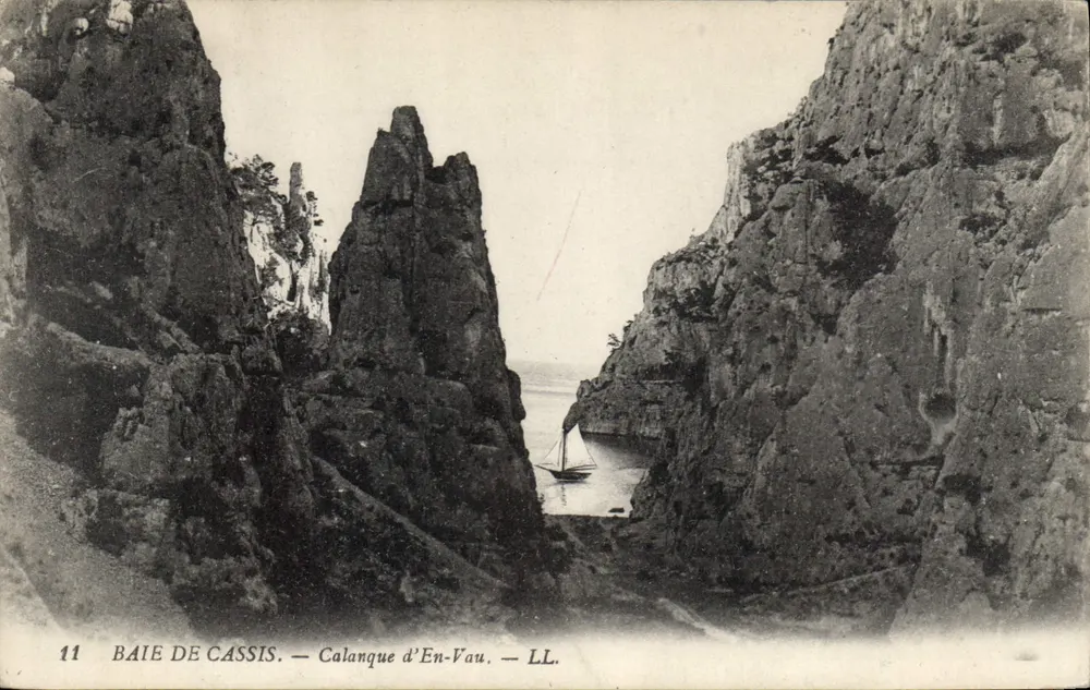 Baía de Cassis — Calanque d'En-Vau — LL. — N° 11 - Frente