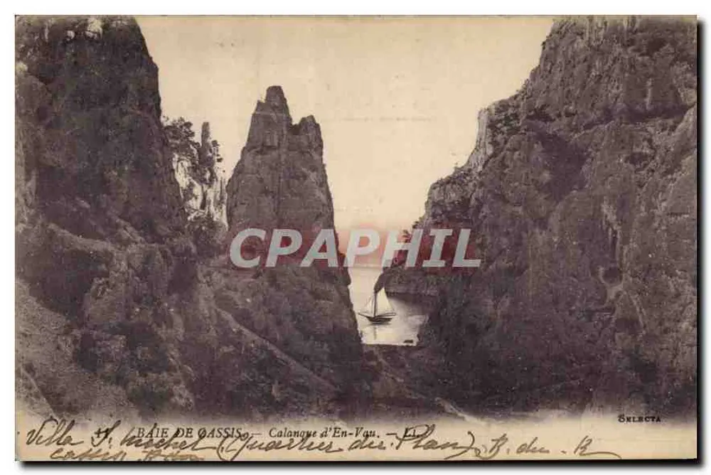 Baía de Cassis — Calanque d'En-Vau — Selecta - Frente
