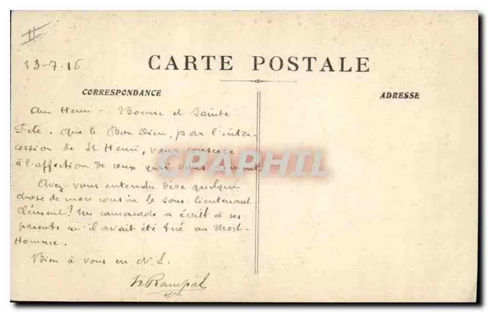 Fundo da Calanque d'En Vau — Marseille — editor não identificado, n° de série 34 - Verso