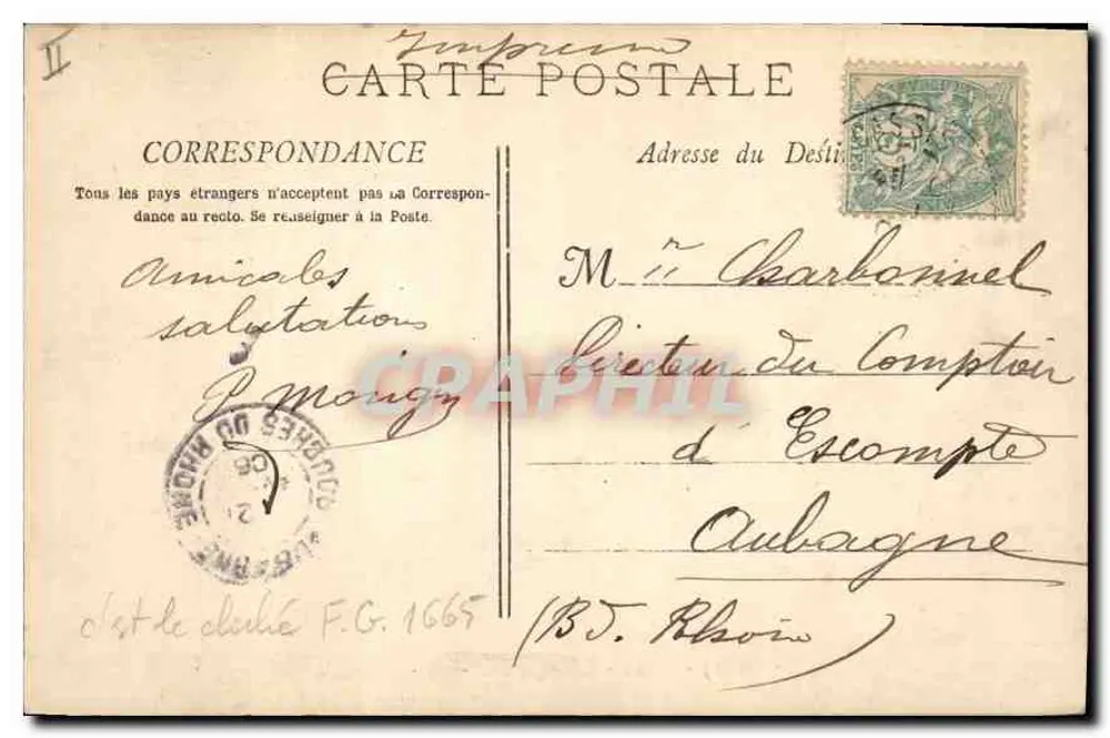 Cassiss - Calanque d'En-Vau - L'Aiguille — 1665 - Verso