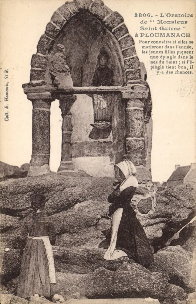 Das Oratorium von « Monsieur Saint-Guirec » in Ploumanach — Verlag E. Hamont, Nr. 3806 - Vorderseite