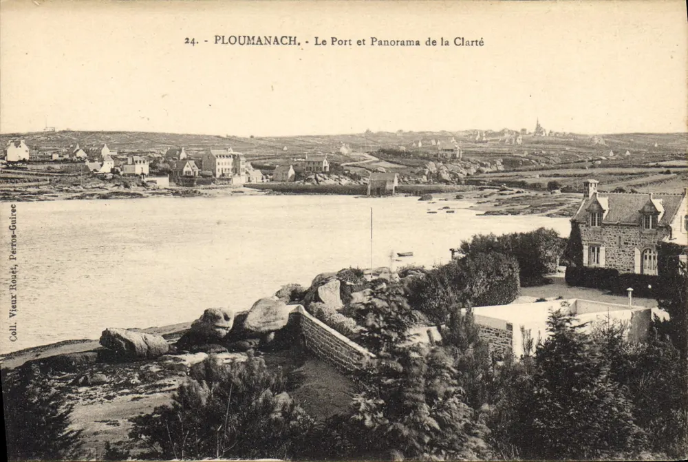 PLOUMANACH - Der Hafen und Panorama von Clarté — Coll. Vieux Rout, Perros-Guirec - Vorderseite