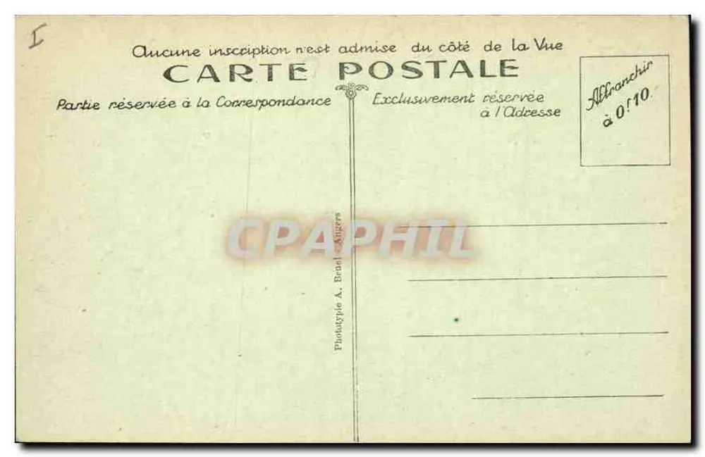 PLOUMANACH — Das Oratorium Saint-Guirec und das Schloss Costaérès — A. B. - Rückseite