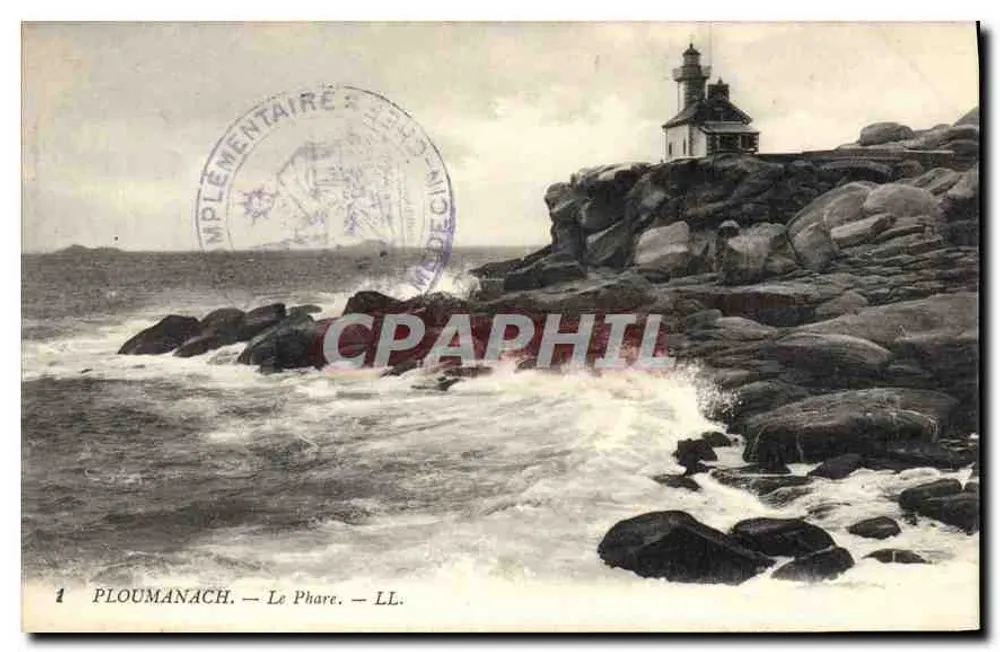 Ploumanach — O Farol — LL. - Frente