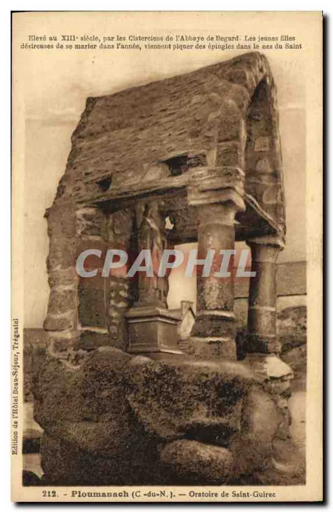 Ploumanach (C.-du-N.) — Oratorium Saint-Guirec — Verlag von Beau-Sijouy, Tréganant - Vorderseite