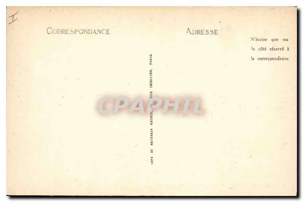 Ploumanach - A Ponta de Ploumanach — LL, n°83 - Verso