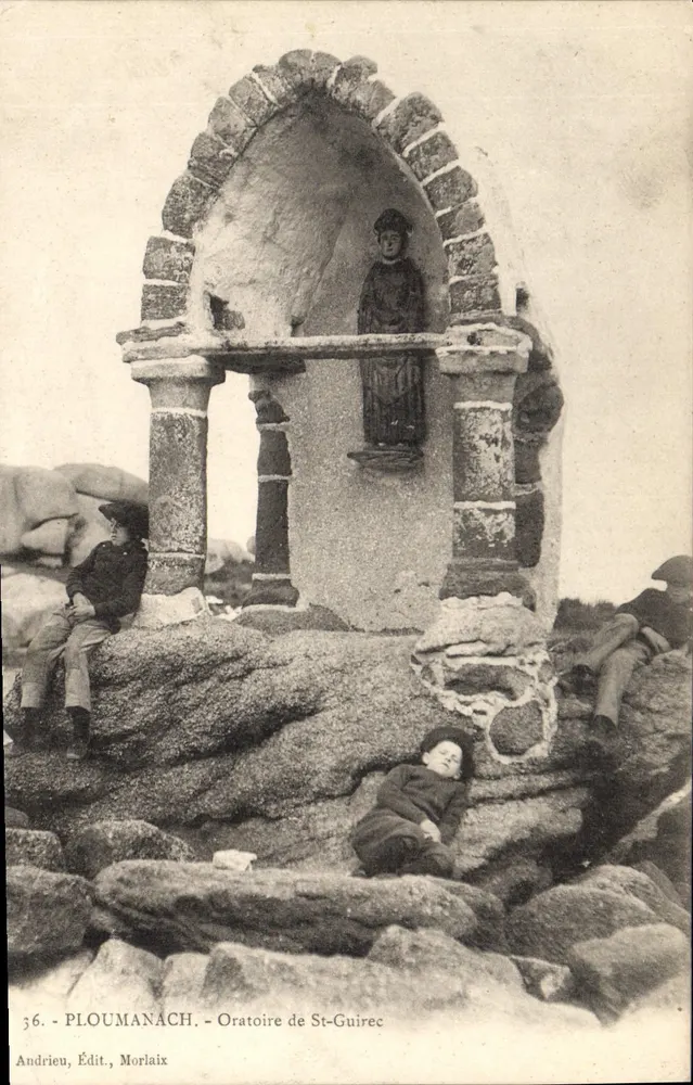 PLOUMANACH - Oratório de St-Guirec — Andrieu, Editora, Morlaix - Frente