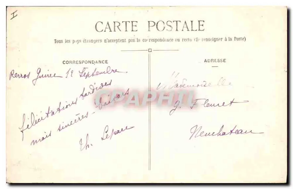 Perres-Ploumanac'h (Côtes-d'Armor) — Le Pied — J. Sorbi, Guéven, França - Verso