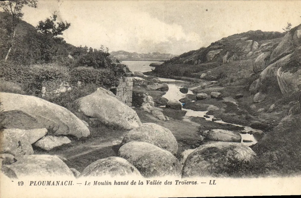 PLOUMANACH — Das Gespenstische Mühle der Troïéros-Tal — LL - Vorderseite