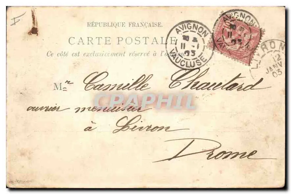 Avignon — Ponte Saint-Bénézet — Maison Universelle, Novas Galerias - Verso