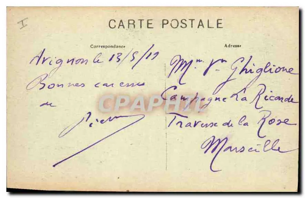 Avignon — Os Muros — Ed. Reverot, Avignon - Verso