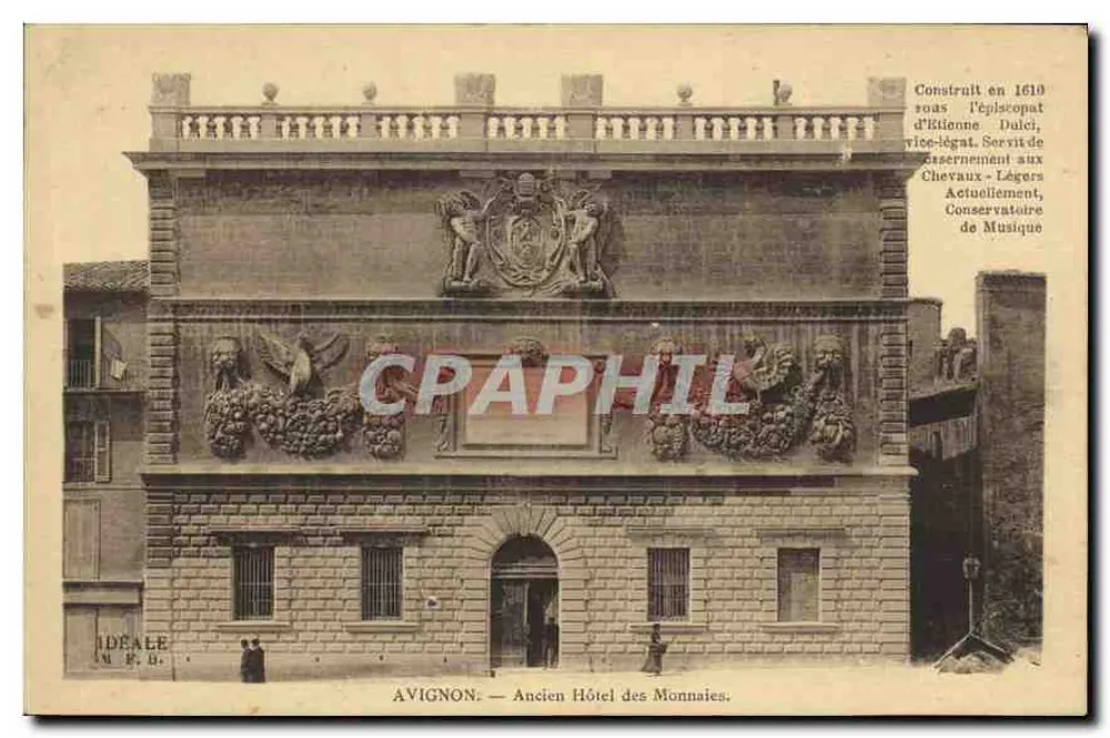 Avignon — Ehemaliges Münzhotel — IDEALE M.F.B. - Vorderseite