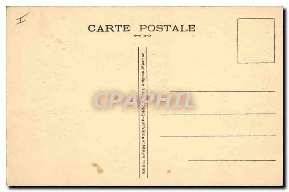 Avignon — Ehemaliges Münzhotel — IDEALE M.F.B. - Rückseite