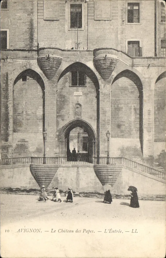Avignon — O Castelo dos Papas — Entrada — LL - Frente
