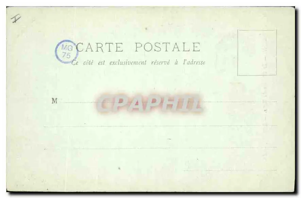 Avignon — O Castelo dos Papas — Entrada — LL - Verso