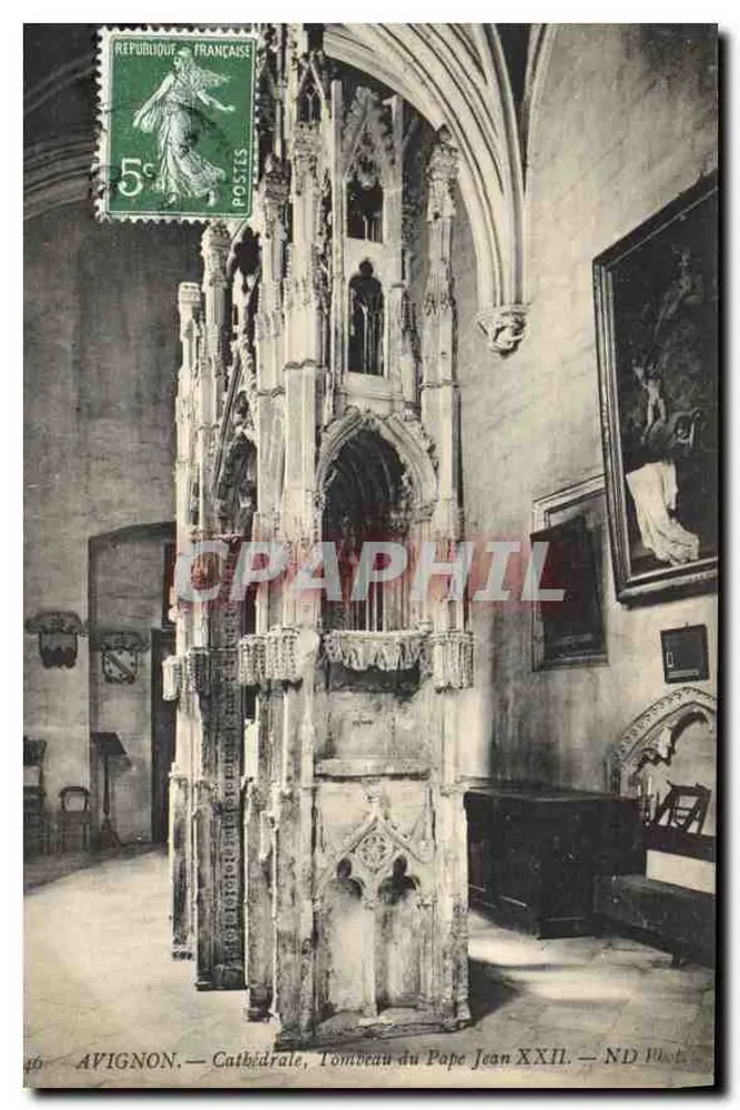 Avignon — Kathedrale, Grab des Papstes Johannes XXII. — ND Phot. - Vorderseite