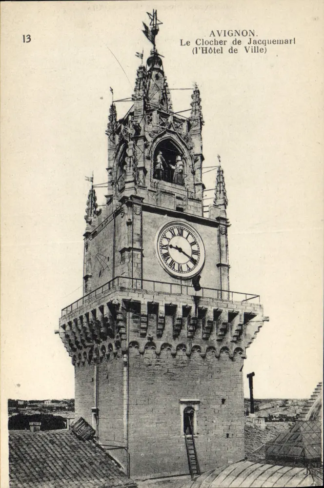Avignon. Der Glockenturm von Jacquemart (Das Rathaus) — Verlag Néurodein Présés, 1900-1910 - Vorderseite