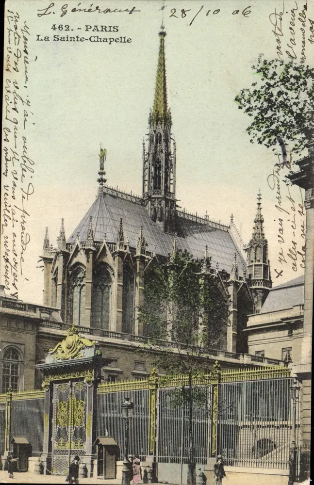 A Santa Capela — Paris — L. Généracut, n° 462 - Frente