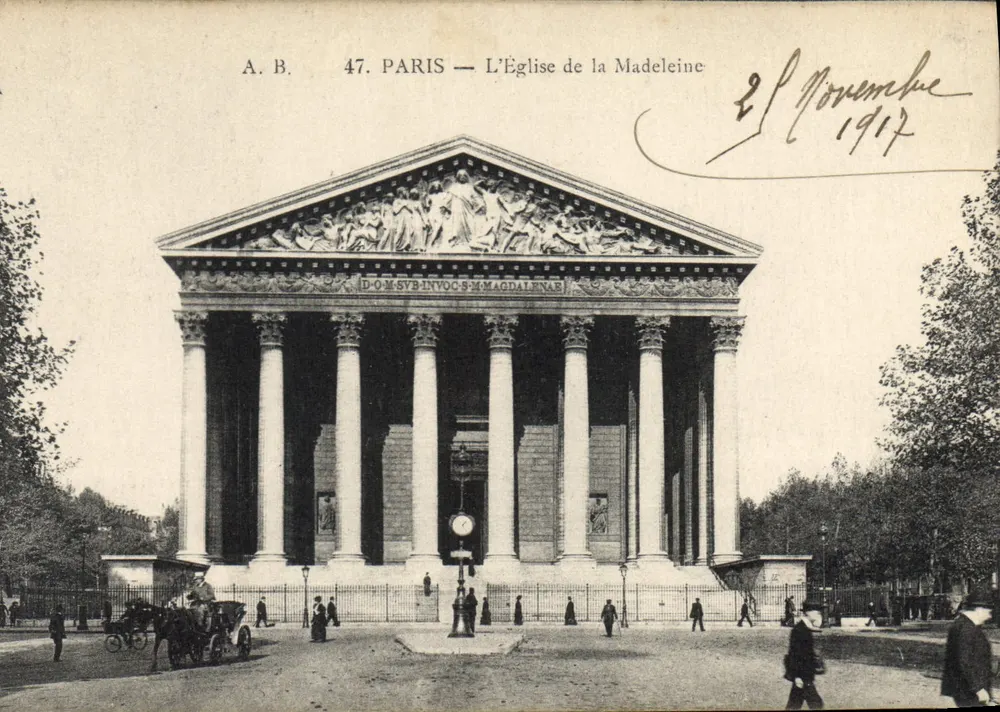 Paris — A Igreja da Madeleine — A. B. 47 - Frente