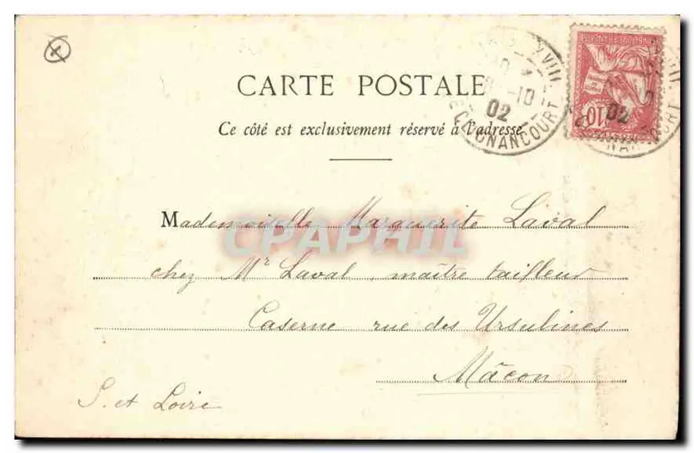 Paris - Igreja da Madeleine — editor não identificado, n° de série 98 - Verso