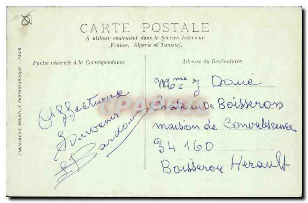 Paris — A Madeleine — L.L. - Verso