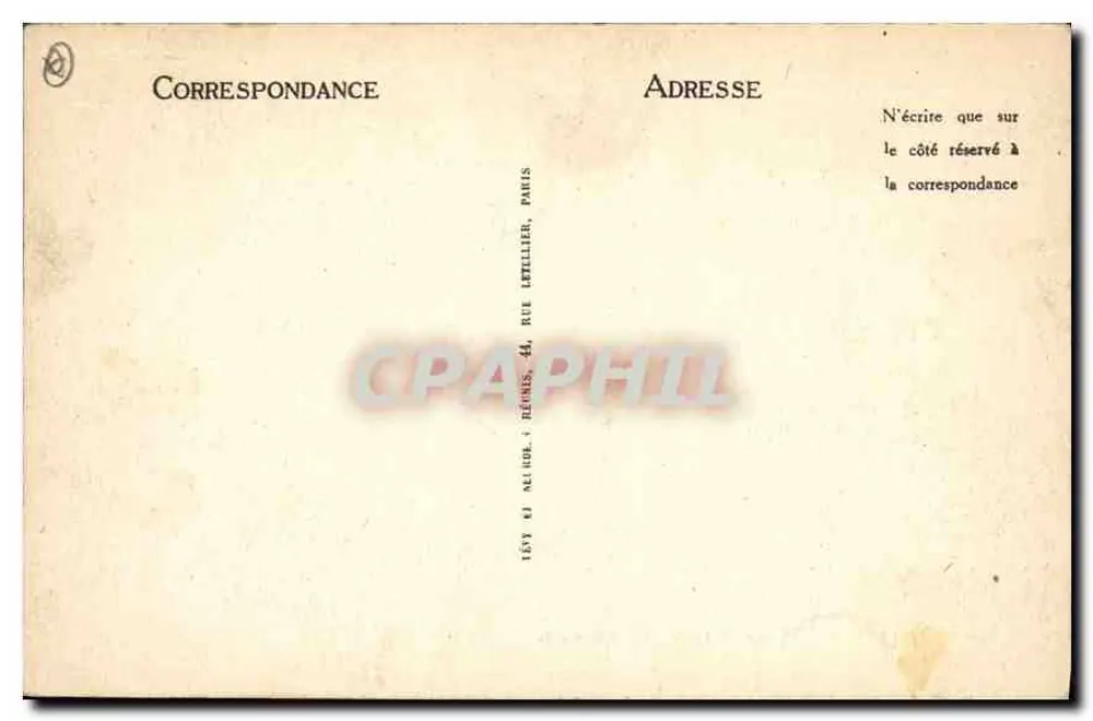Paris - A Igreja da Madeleine - LL - Verso