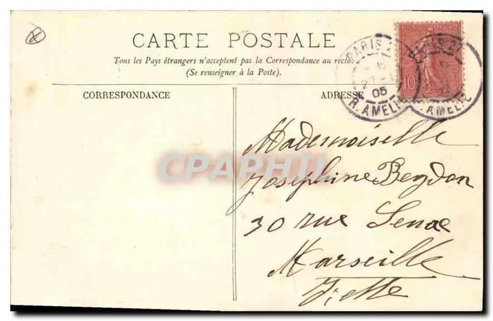Paris — Die Madeleine — LL, n°59 - Rückseite