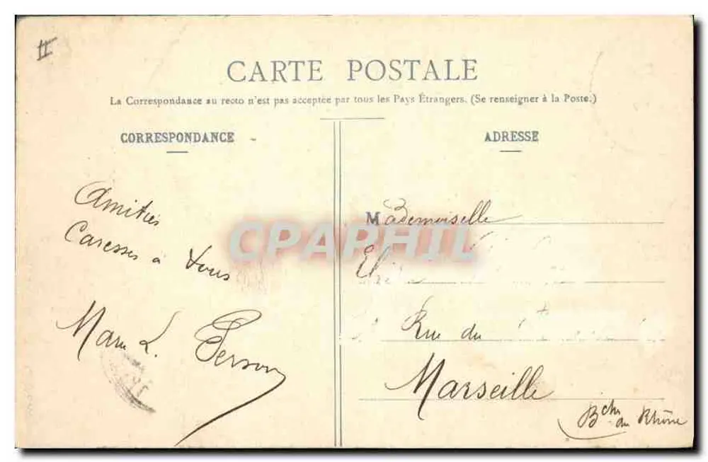 Jardin du Luxembourg - Landschaft (VIe) - G. I. - n°264 - Rückseite