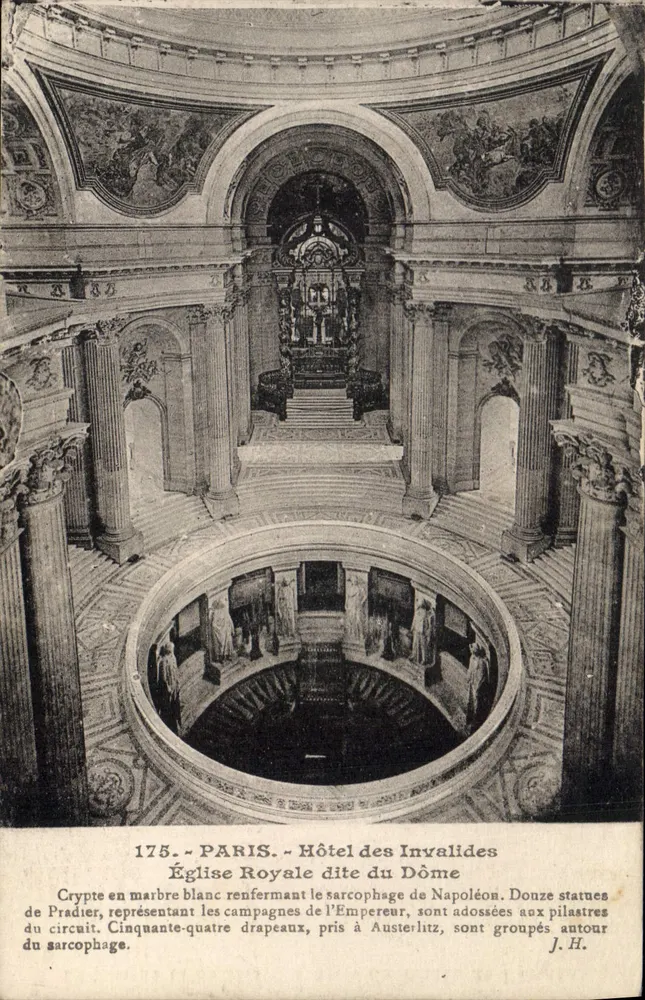 Paris - Hotel der Invaliden - Königliche Kirche genannt der Dom - Vorderseite