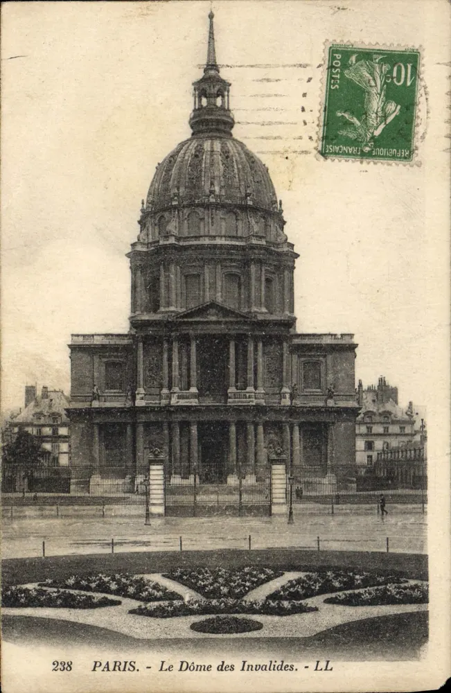 Paris - O Domo dos Invalidos - LL, n° 238 - Frente