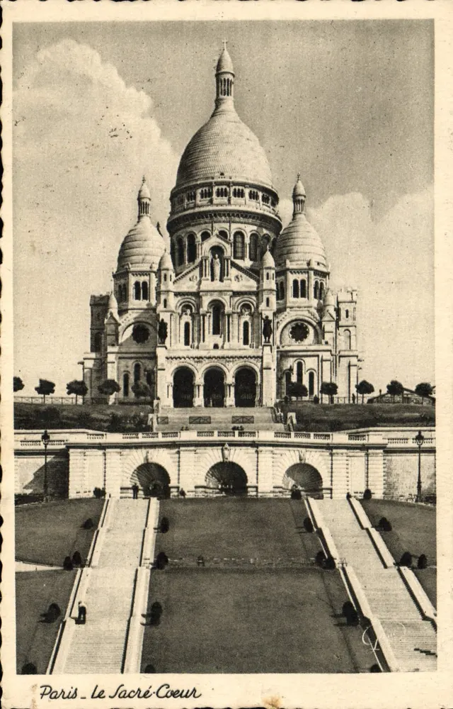 Paris - O Sagrado-Coração — vista panorâmica — Photolux n°1084 - Frente