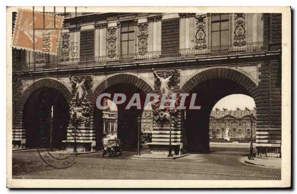 Paris - Os Guichês do Louvre — Edição La Cigogne, Paris, n°149 - Frente