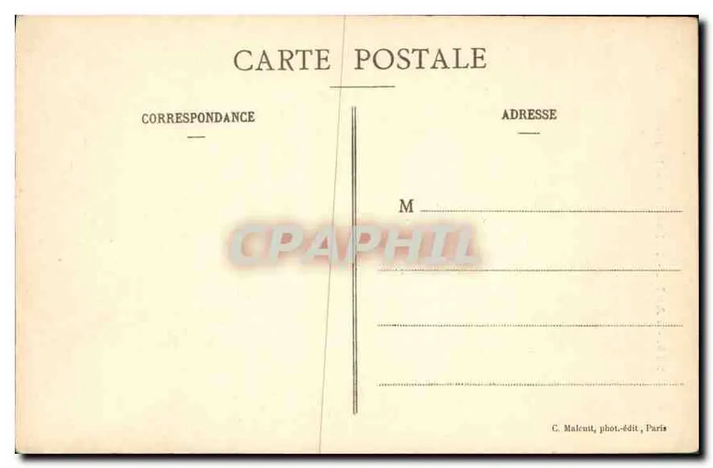 Paris - Igreja de Nossa Senhora de Paris — C. M. n°235 - Verso