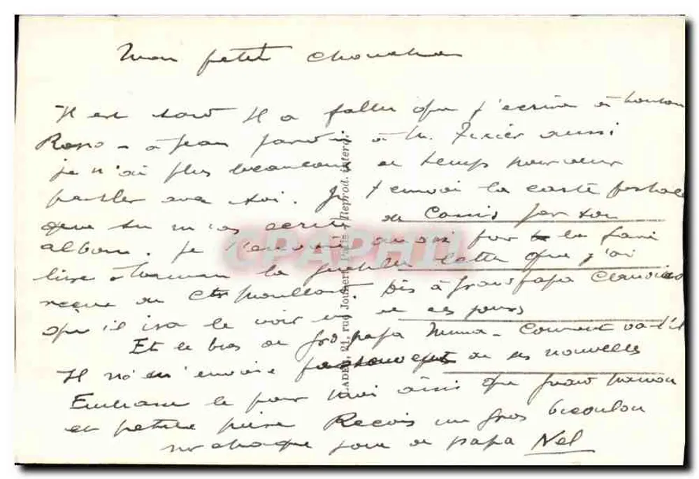 PARYŻ — Arc de Triomphe du Carrousel — Wydawca: C. L. B. n° 48 - Rewers