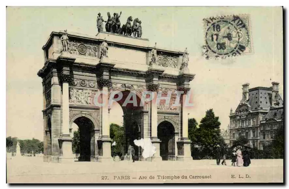 PARIS — Arc de Triomphe du Carrousel — E. L. D. - Awers