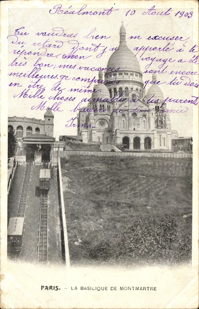 Paris — La Basilique de Montmartre — éditeur MERIS - Frente