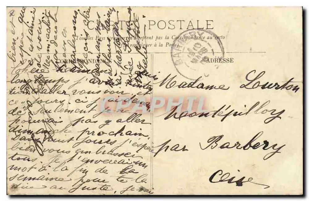 PARIS — Notre-Dame e o Pont — LL. — n° 128 - Verso