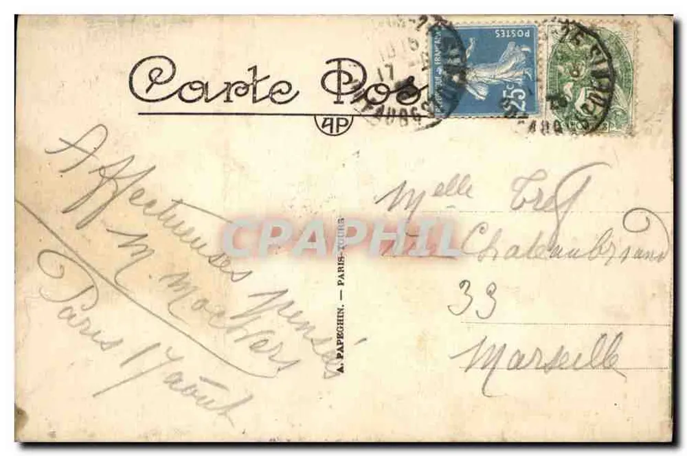 Paris — O Dôme dos Invalidos — Hotel A.P. — n°65 - Verso