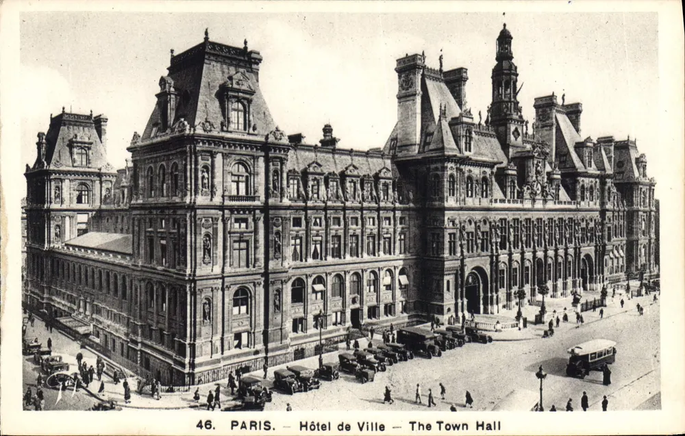PARIS — Hotel de Ville — A Casa da Cidade — n°46 - Frente