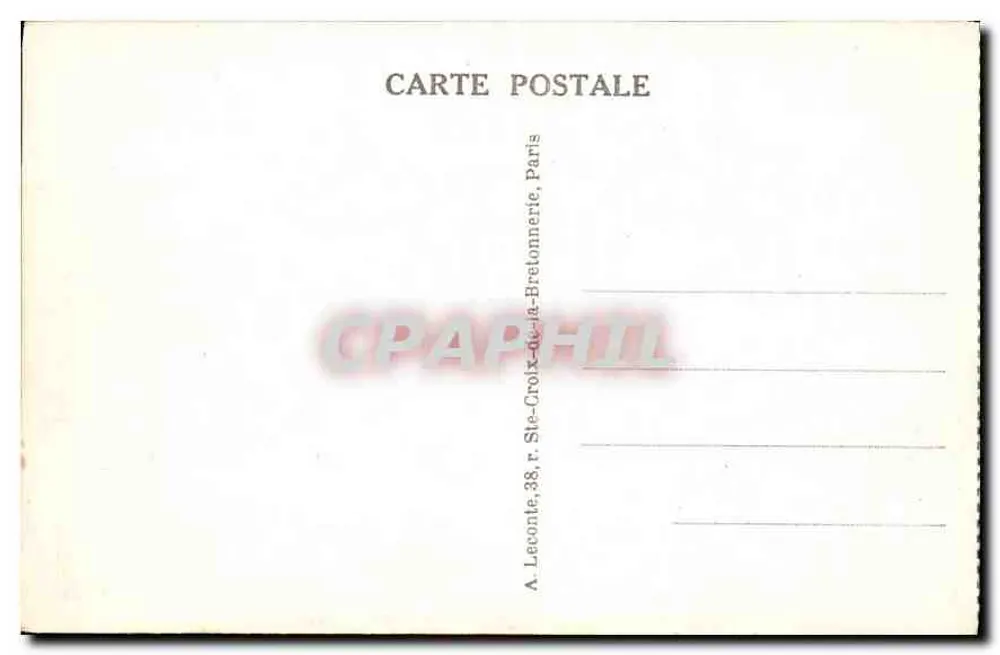 Paris — Praça da Ópera — Praça da Ópera — 2. — Editor: A. Leconte, Paris - Verso