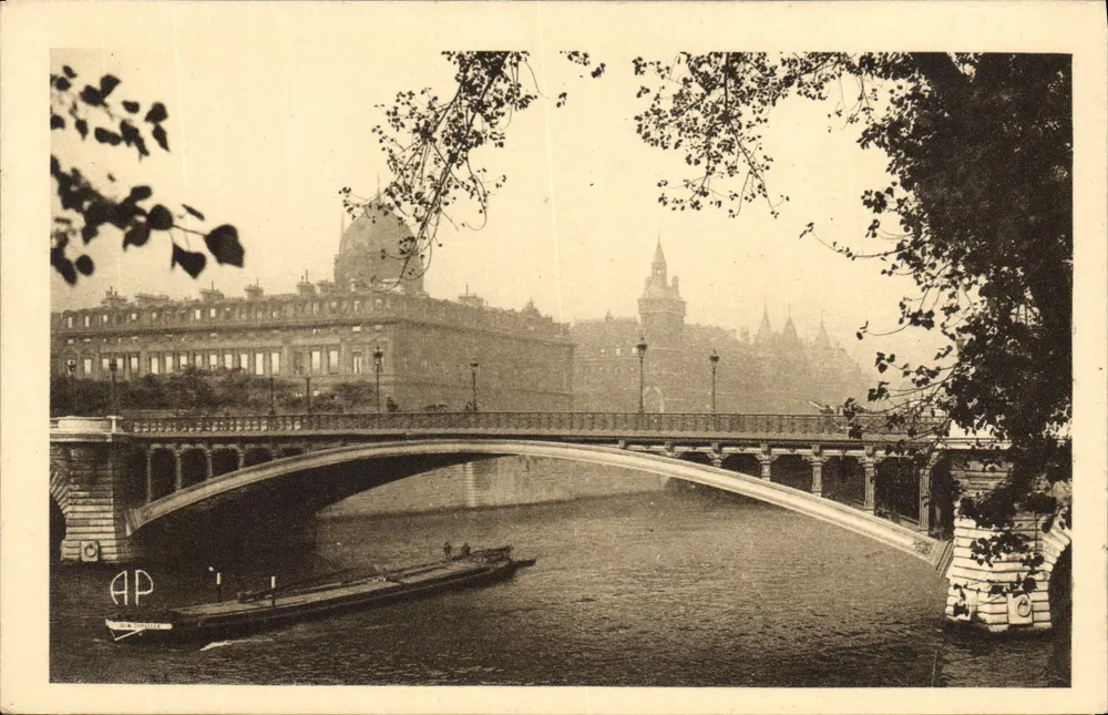 Pont Notre-Dame — Tribunal de Commerce und Conciergerie — Verlag E. Papeghin, Nr. 78 - Vorderseite