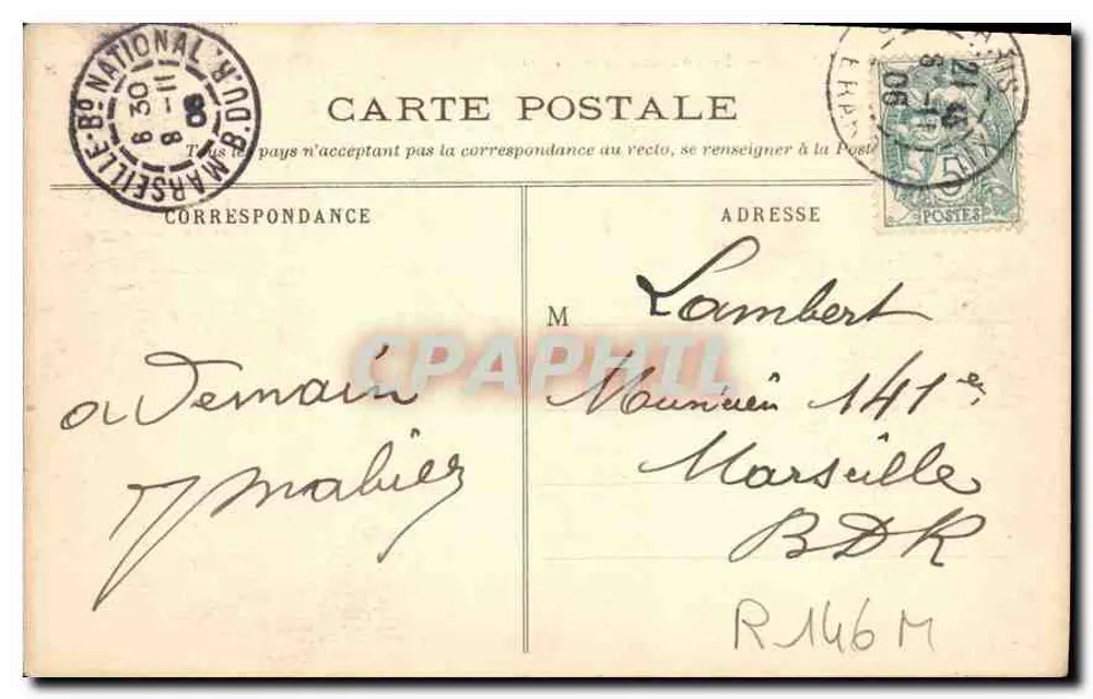 Paris — O Túmulo de Napoleão — Editor não identificado - Verso